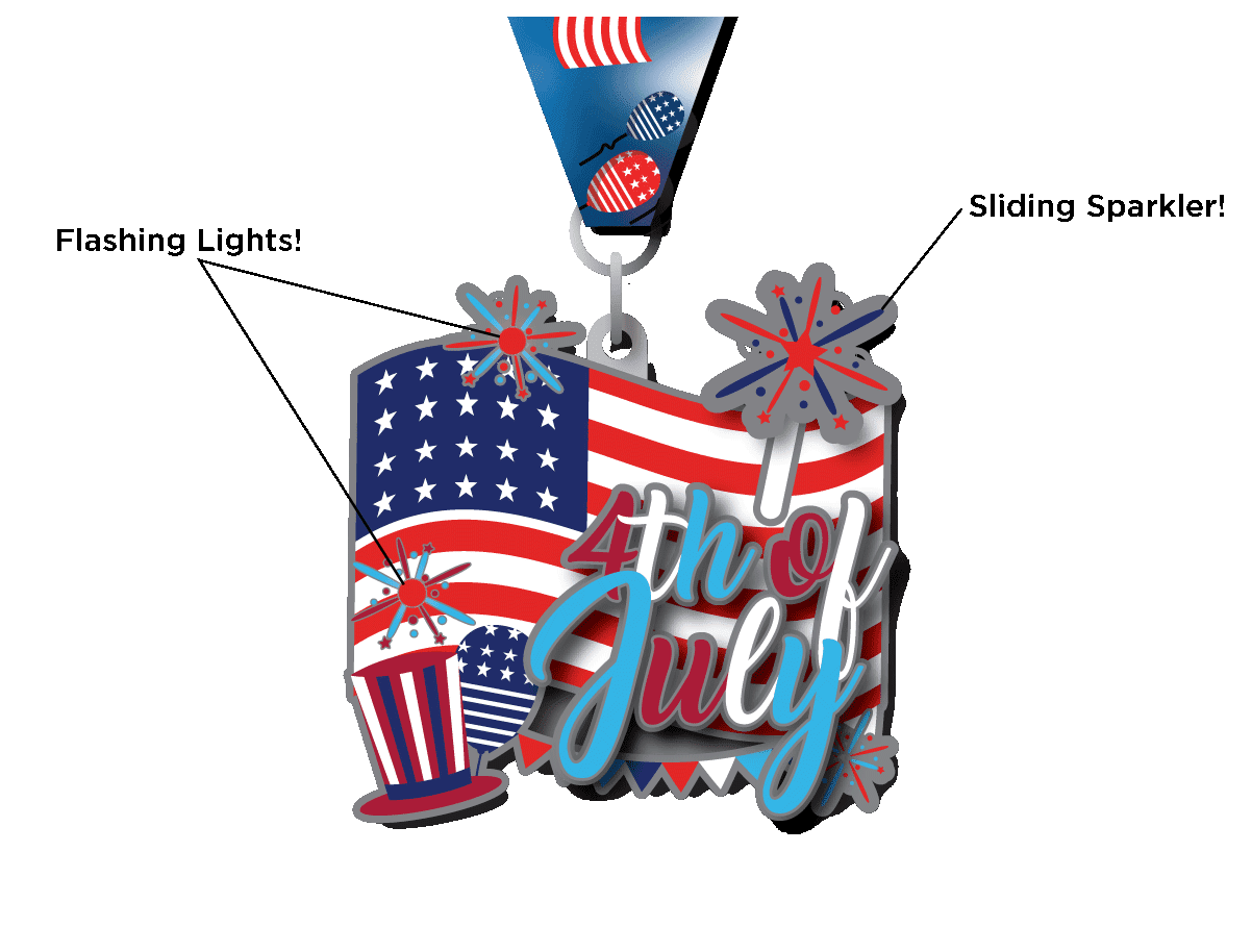 4th of July 4" Medal